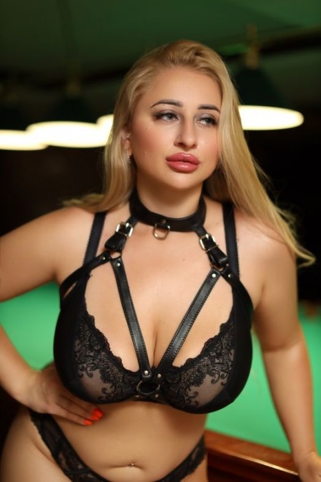 Черная кожаная сбруя с ошейником plus size из нежной кожи - БДСМ Арсенал - купить с доставкой в Элисте