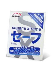 Презерватив Sagami Xtreme Ultrasafe с двойным количеством смазки - 1 шт. - Sagami - купить с доставкой в Элисте