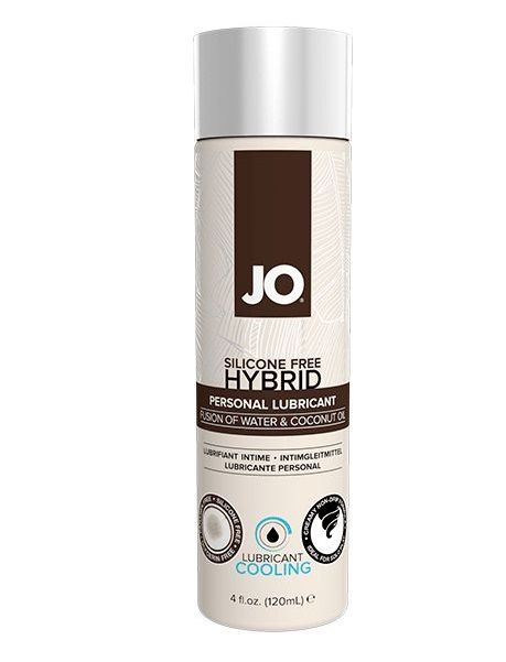 Водно-масляный лубрикант с охлаждающим эффектом JO Silicon free Hybrid Lubricant COOLING - 120 мл. - System JO - купить с доставкой в Элисте