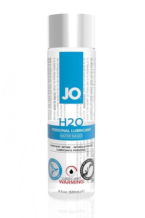 Возбуждающий лубрикант на водной основе JO Personal Lubricant H2O Warming - 120 мл. - System JO - купить с доставкой в Элисте