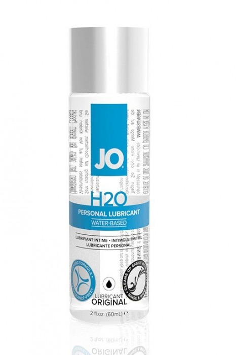 Нейтральный лубрикант на водной основе JO Personal Lubricant H2O - 60 мл. - System JO - купить с доставкой в Элисте