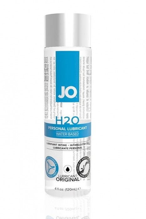 Нейтральный лубрикант на водной основе JO Personal Lubricant H2O - 120 мл. - System JO - купить с доставкой в Элисте