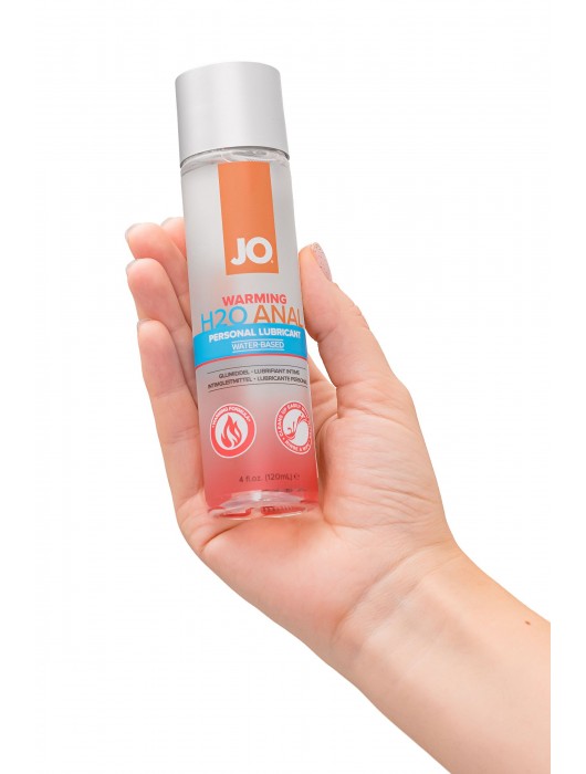Анальный согревающий лубрикант на водной основе JO Anal H2O Warming - 120 мл. - System JO - купить с доставкой в Элисте