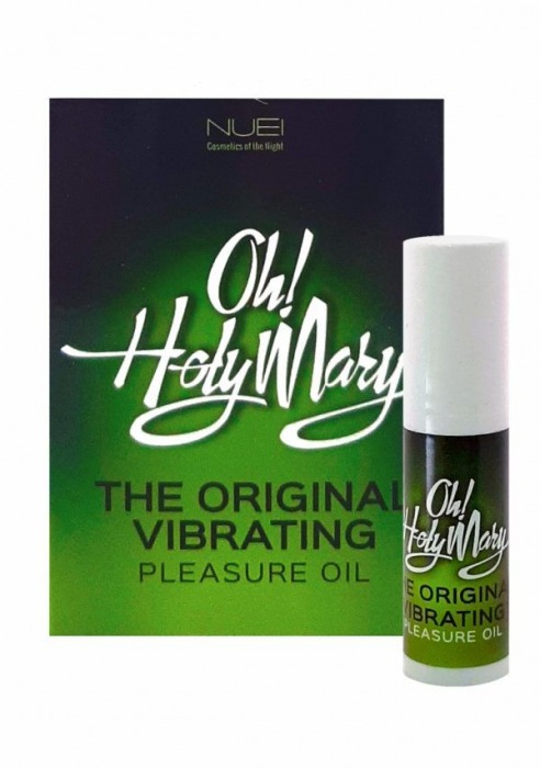 Масло унисекс с эффектом вибрации Oh! Holy Mary - 6 мл. - Nuei cosmetics - купить с доставкой в Элисте