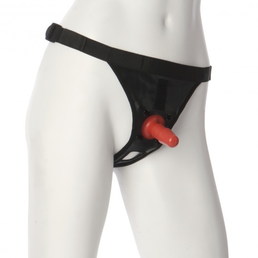 Трусики со штырьком для фиксации насадок Ultra Harness with Plug - Doc Johnson - купить с доставкой в Элисте
