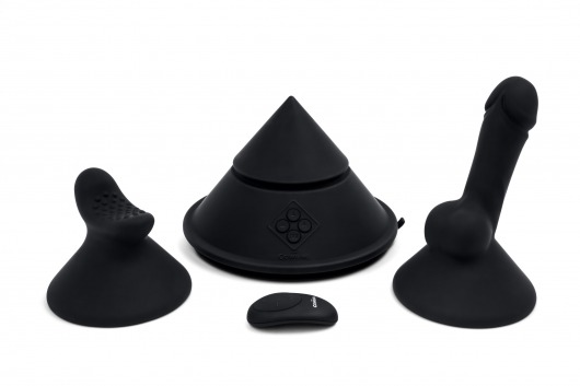 Конусный вибромассажер Cowgirl Cone с 2 насадками - CowGirl - купить с доставкой в Элисте