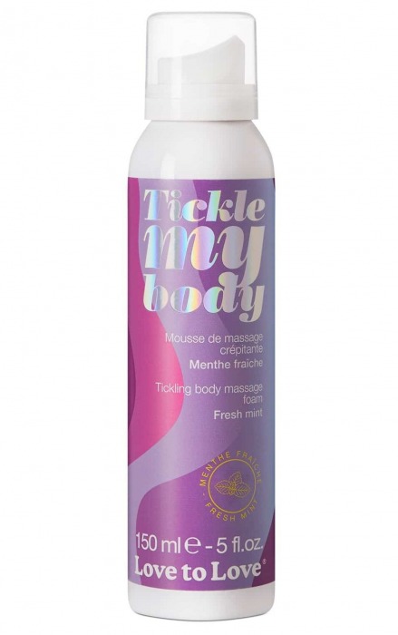 Массажная хрустящая пенка Tickle My Body Fresh Mint с ароматом мяты - 150 мл. - Love to Love - купить с доставкой в Элисте