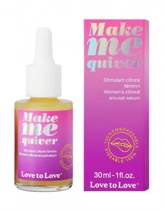 Возбуждающие капли для клитора Make Me Quiver - 30 мл. - Love to Love - купить с доставкой в Элисте