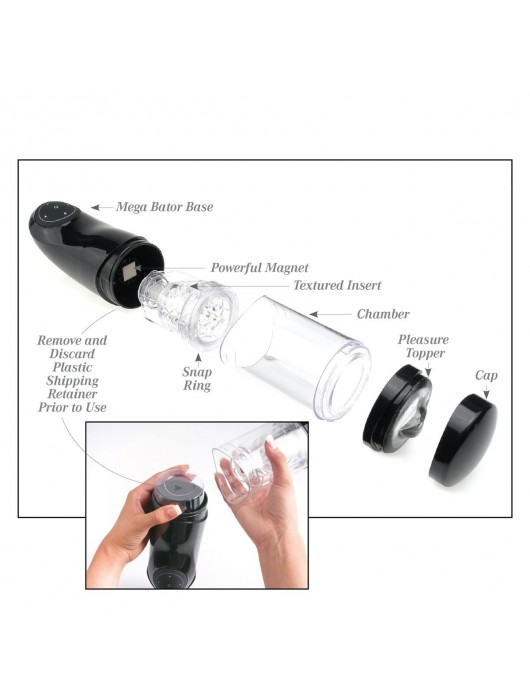 Перезаряжаемый мастурбатор-вагина с держателем для мобильных устройств Extreme Toyz Me - Pipedream - в Элисте купить с доставкой