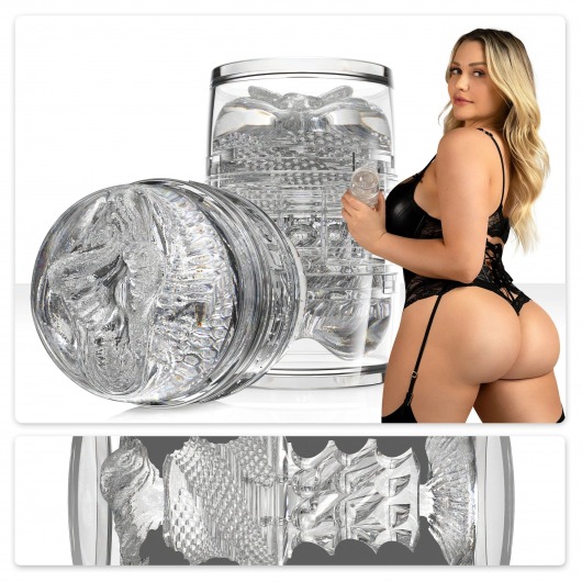 Прозрачный двусторонний мастурбатор Fleshlight Quickshot Mia Malkova - Fleshlight - в Элисте купить с доставкой