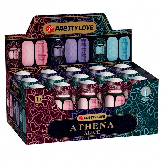 Набор из 15 мастурбаторов Athena Alice - Baile - в Элисте купить с доставкой