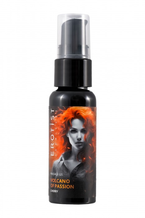Гель с эффектом вибрации Volcano Of Passion со вкусом вишни - 25 мл. - Erotist Lubricants - купить с доставкой в Элисте