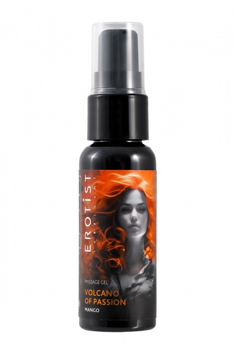 Гель с эффектом вибрации Volcano Of Passion со вкусом манго - 25 мл. - Erotist Lubricants - купить с доставкой в Элисте