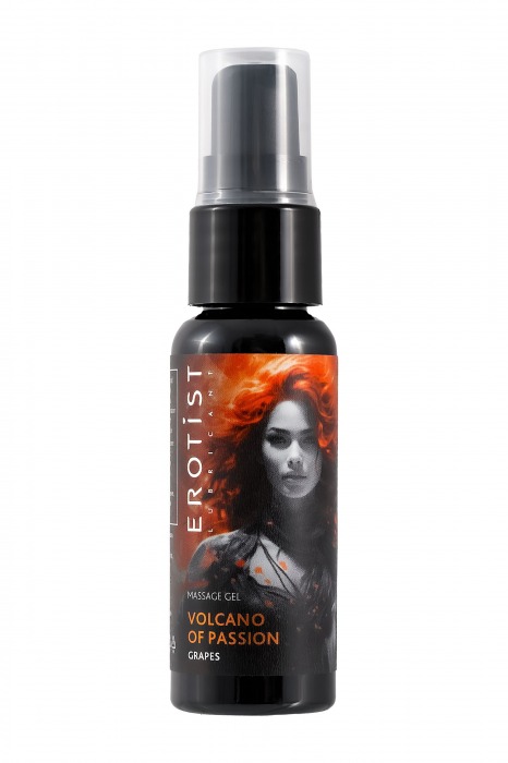 Гель с эффектом вибрации Volcano Of Passion со вкусом винограда - 25 мл. - Erotist Lubricants - купить с доставкой в Элисте