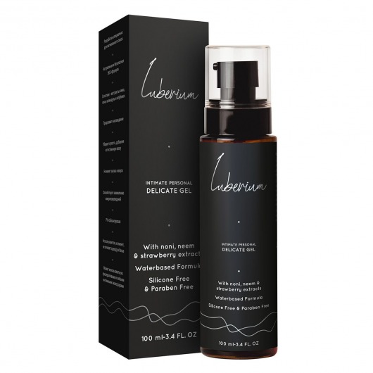 Интимный гель с экстрактами нони, нима и клубники Luberium Delicate Waterbased - 100 мл. - Luberium - купить с доставкой в Элисте