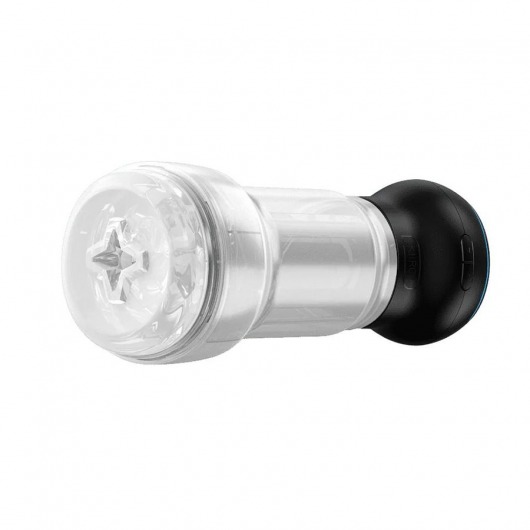 Набор PowerBlow   Feel Pocket Stroker Crystal: мастурбатор и интерактивная насадка - Kiiroo - в Элисте купить с доставкой