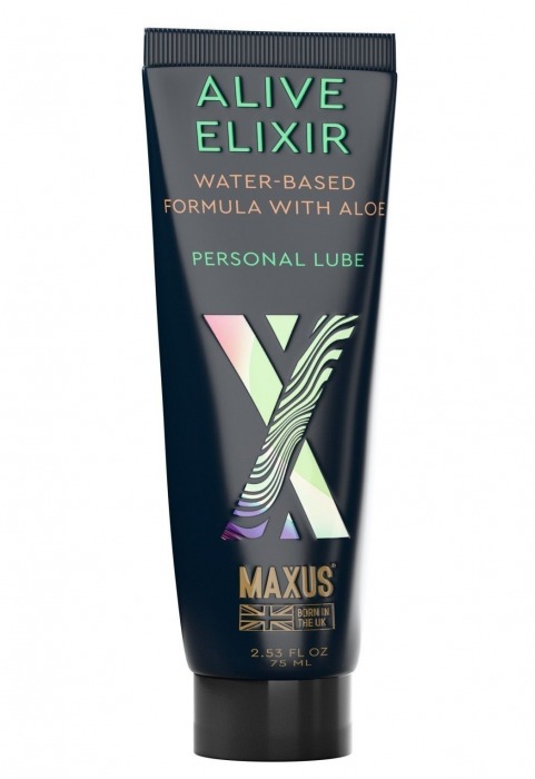 Интимный гель на водной основе MAXUS Alive Elixir - 75 мл. - Maxus - купить с доставкой в Элисте