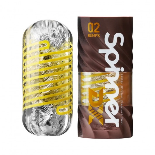 Мастурбатор Tenga Spinner DX 02 Bumps - Tenga - в Элисте купить с доставкой