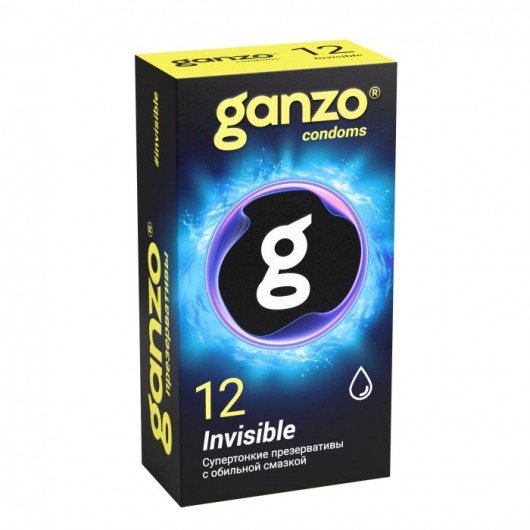 Супертонкие презервативы Ganzo Invisible - 12 шт. - Ganzo - купить с доставкой в Элисте