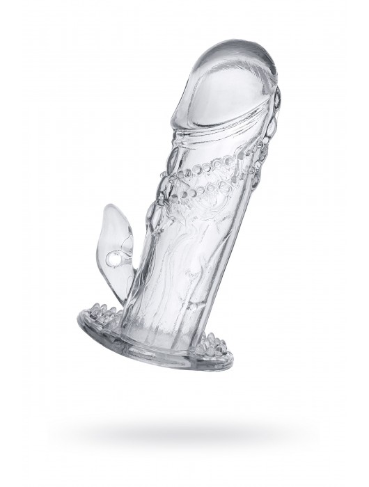 Прозрачная насадка на пенис Uco - 13 см. - A-toys - в Элисте купить с доставкой