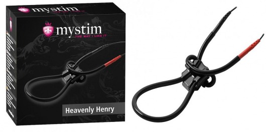 Эрекционное лассо для электростимуляции HEAVENLY HENRY - MyStim - купить с доставкой в Элисте