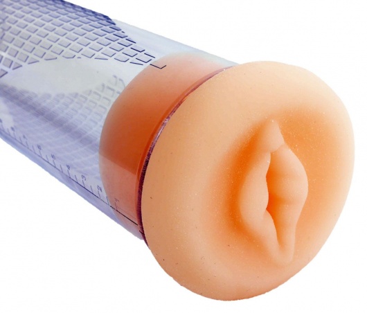 Телесный уплотнитель для вакуумной помпы в виде вагины - Boys of Toys - в Элисте купить с доставкой