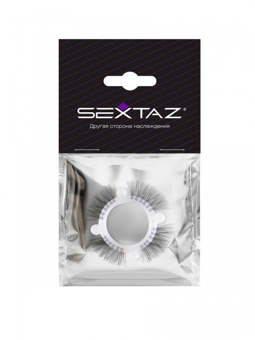Эластичное кольцо с «ресничками» и 4 шариками - Sextaz - в Элисте купить с доставкой