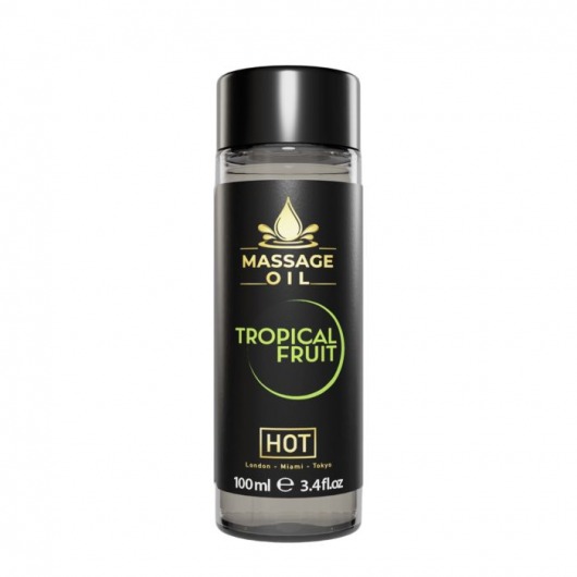 Массажное масло c ароматом тропических фруктов Massage Oil - 100 мл. - HOT - купить с доставкой в Элисте