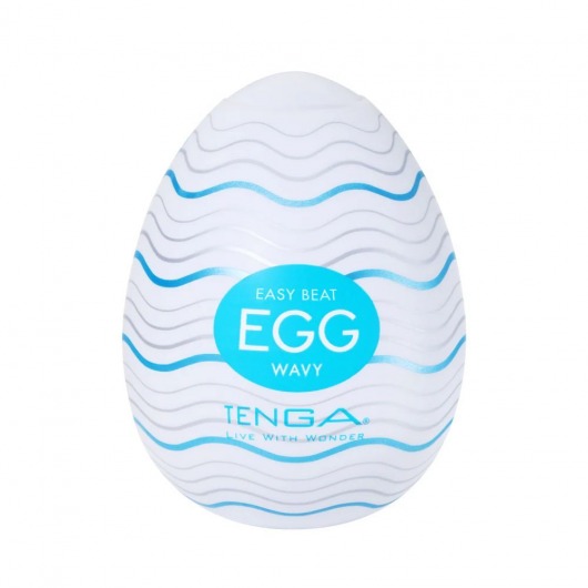 Мастурбатор-яйцо Tenga Egg Wavy - Tenga - в Элисте купить с доставкой