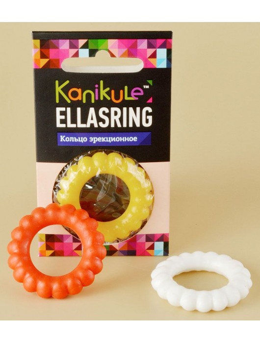Цветное рельефное эрекционное кольцо Ellasring - Sitabella - в Элисте купить с доставкой