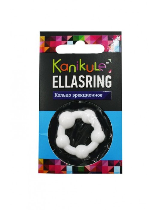 Цветное эрекционное кольцо с шариками Ellasring - Sitabella - в Элисте купить с доставкой