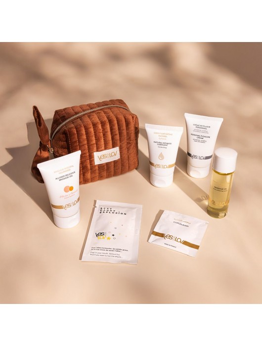 Набор YESforLOV La Trousse Enchantée в коричневой косметичке - YESforLOV - купить с доставкой в Элисте