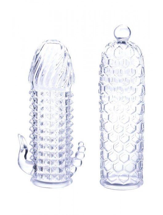 Набор из 2 прозрачных насадок на член Seductive Tickler Sleeves Set - NMC - в Элисте купить с доставкой