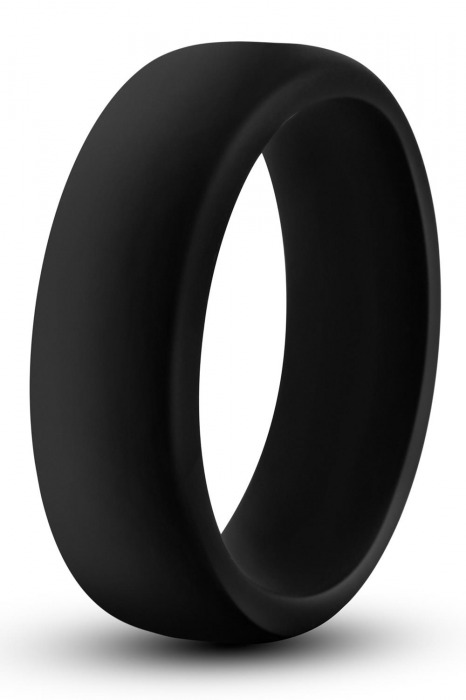 Черное эрекционное кольцо Silicone Go Pro Cock Ring - Blush Novelties - в Элисте купить с доставкой