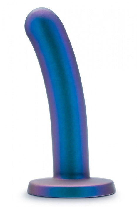 Синяя насадка с гладкой поверхностью Surrender 5.75 Inch Intermediate Pegging Dildo - 14,6 см. - Blush Novelties - купить с доставкой в Элисте