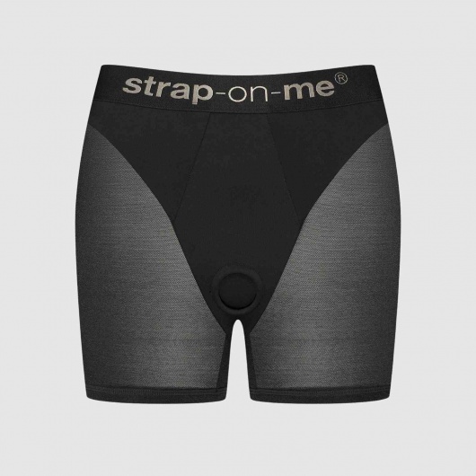 Трусики-шорты для фиксации насадок Strap-on-me Harness Lingerie Halo - size XS - Strap-on-me - купить с доставкой в Элисте