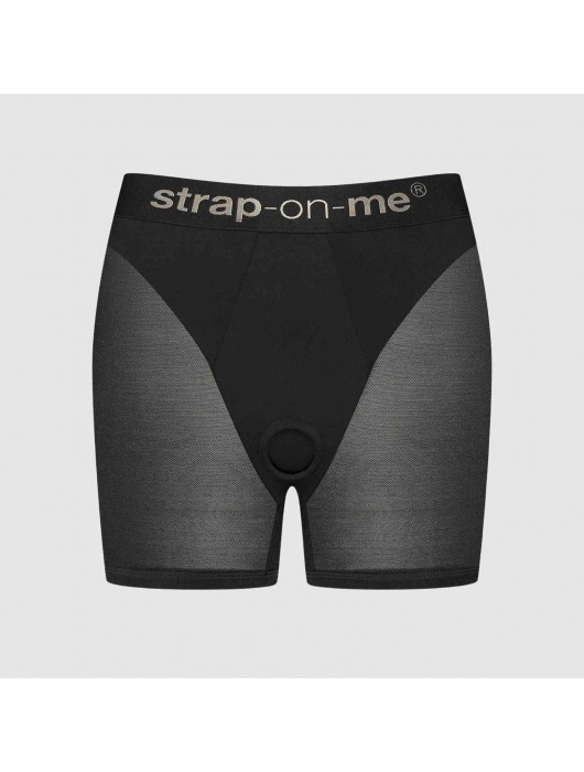 Трусики-шорты для фиксации насадок Strap-on-me Harness Lingerie Halo - size S - Strap-on-me - купить с доставкой в Элисте