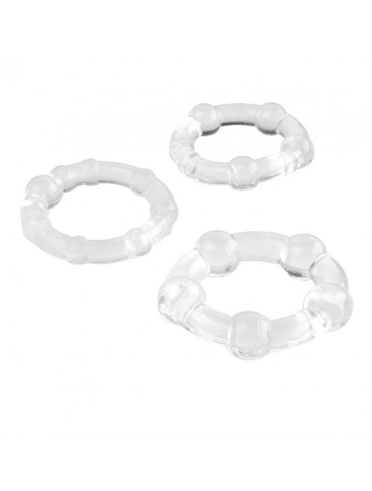 Набор из 3 эрекционных прозрачных колец - Boys of Toys - в Элисте купить с доставкой