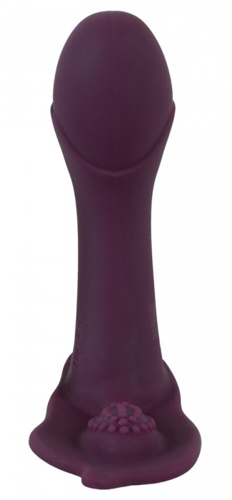Фиолетовый вибратор для ношения в трусиках ARIVA RC Panty Vibrator - Orion