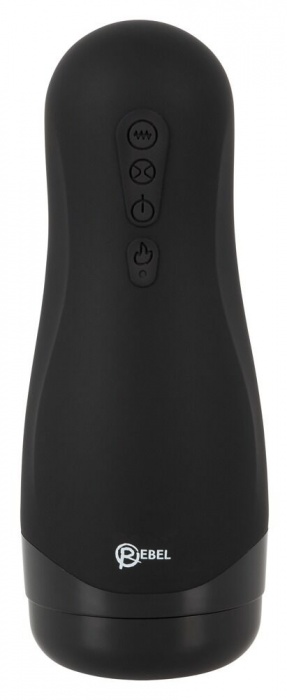 Черный вибромастурбатор с подогревом Masturbator with 3 Functions - Orion - в Элисте купить с доставкой