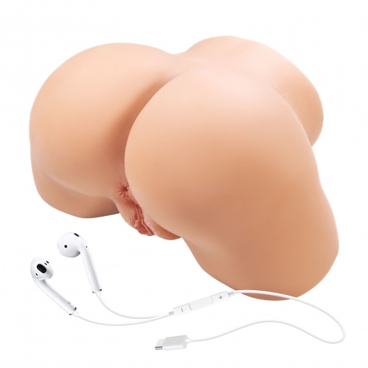 Телесный мастурбатор Olivia с 2 любовными отверстиями - Baile - в Элисте купить с доставкой