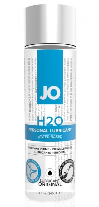 Нейтральный лубрикант на водной основе JO Personal Lubricant H2O - 240 мл. - System JO - купить с доставкой в Элисте