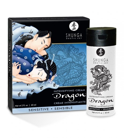 Интимный мужской крем SHUNGA DRAGON SENSITIVE - 60 мл. - Shunga - купить с доставкой в Элисте