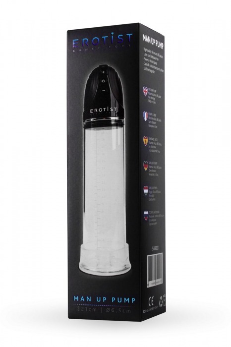 Автоматическая вакуумная помпа Man up pump - Erotist Adult Toys - в Элисте купить с доставкой