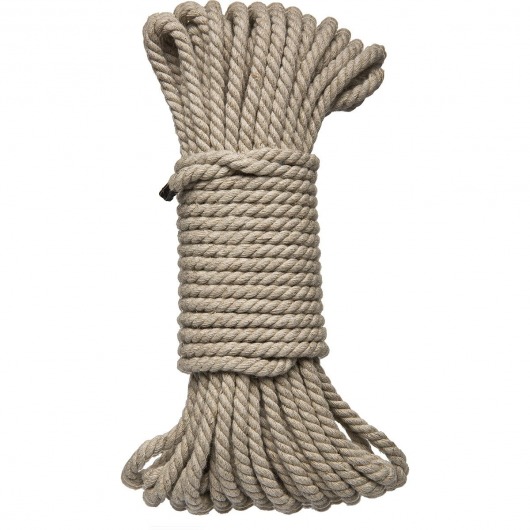 Бондажная пеньковая верёвка Kink Bind   Tie Hemp Bondage Rope 50 Ft - 15 м. - Doc Johnson - купить с доставкой в Элисте