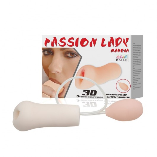 Мастурбатор Passion Lady Marcia с грушей для имитации посасывания - Baile - в Элисте купить с доставкой
