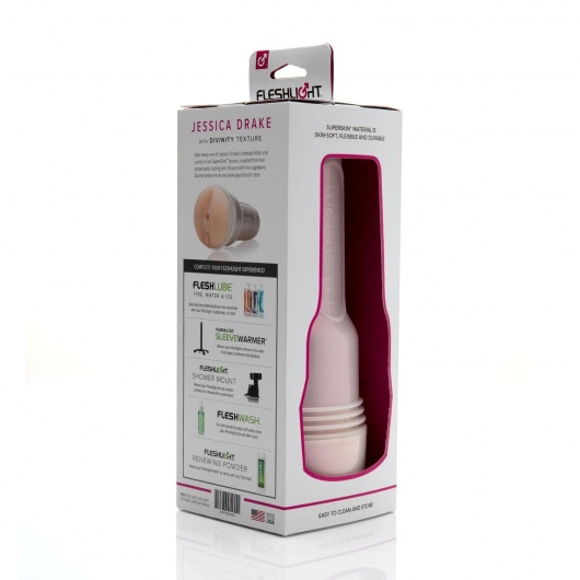 Мастурбатор-вагина Fleshlight Girls - Jessica Drake Heavenly - Fleshlight - в Элисте купить с доставкой