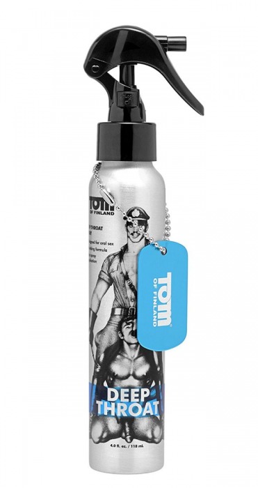 Спрей для лёгкого проникновения во время орального секса Tom of Finland Deep Throat Spray - 118 мл. - Доминирующее кольцо - купить с доставкой в Элисте