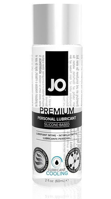 Охлаждающий лубрикант на силиконовой основе JO Personal Premium Lubricant Cooling - 60 мл. - System JO - купить с доставкой в Элисте