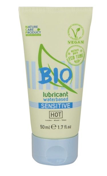 Органический лубрикант для чувствительной кожи Bio Sensitive - 50 мл. - HOT - купить с доставкой в Элисте